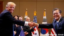 Südkorea Donald Trump und Moon Jae-in