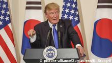 Südkorea Besuch US-Präsidenten Donald Trump