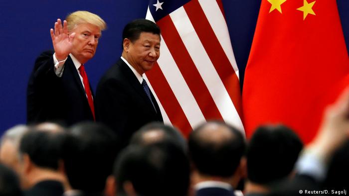 China USA Donald Trump & Xi Jinping | Treffen mit WirtschaftsfÃ¼hrern in Peking (Reuters/D. Sagolj)