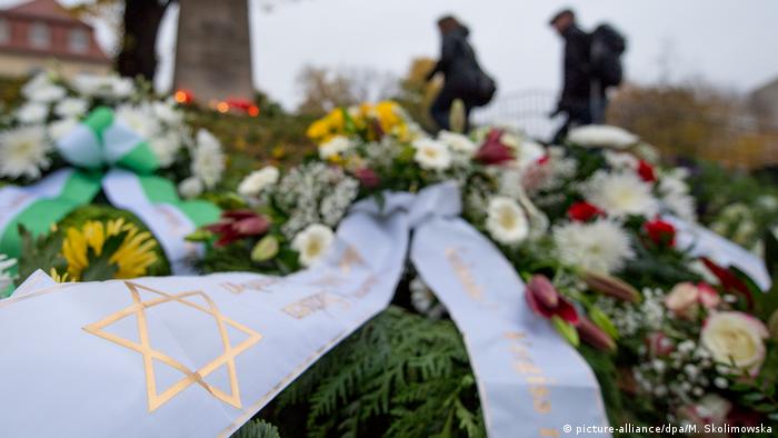 Deutschland Dresden Gedenken an die Opfer der Pogromnacht (picture-alliance/dpa/M. Skolimowska)