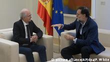  Spanien ehemaliger Bürgermeister von Caracas Antonio Ledezma bei Premier Rajoy