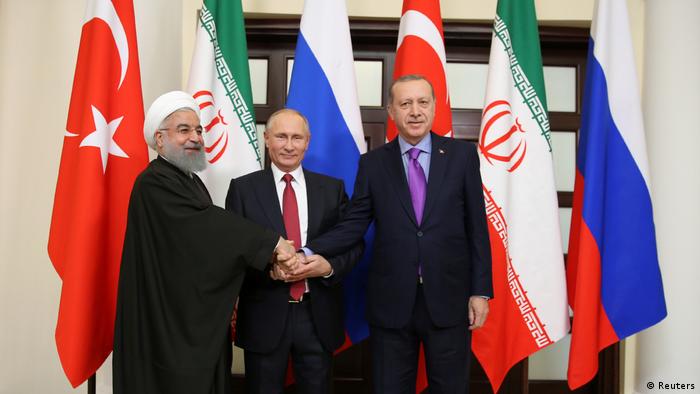 Erdogan, Putin und Rouhani treffen sich in Sochi (Reuters)