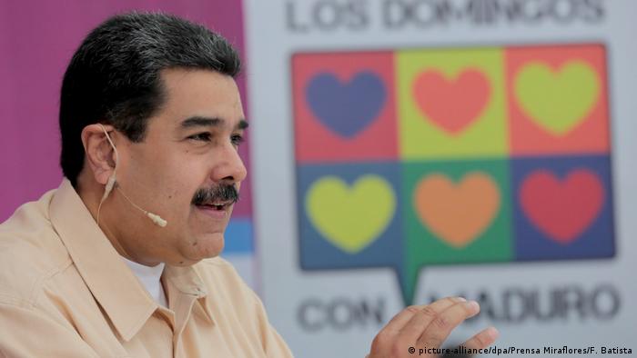 Venezuela Staatschef Maduro will neue Kryptowährung (picture-alliance/dpa/Prensa Miraflores/F. Batista)