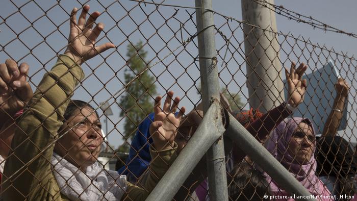 Беженцы на греческом Лесбосе