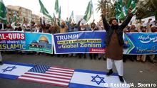 Pakistan - Proteste gegen Jerusalem-Status in Karachi