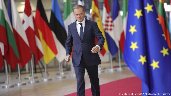 Gipfel der EU-Staats- und Regierungschefs | Donald Tusk (picture-alliance/AP Photo/dpa/O. Matthys)