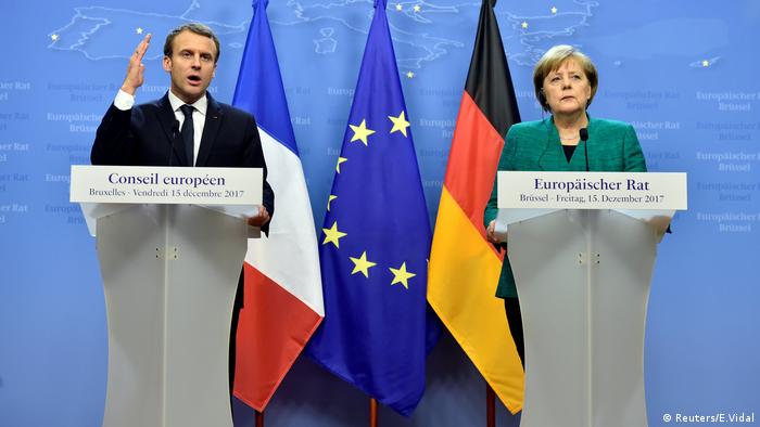 Angela Merkel und Emmanuel Macron EU Gipfel (Reuters/E.Vidal)
