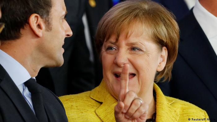 Angela Merkel und Emmanuel Macron EU Gipfel (Reuters/P.Noble)