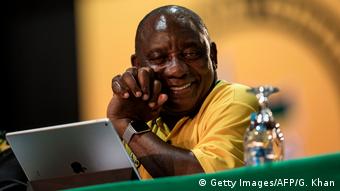 Südafrika ANC Parteitag Ramaphosa (Getty Images/AFP/G. Khan)