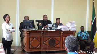 Mosambik - Richter des Maputo Gerichtes (DW/L. Matias)