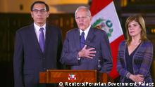 Peru Präsident Pedro Pablo Kuczynski hält Rede an die Nation