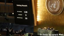 USA UN-Generalversammlung Abstimmung zu Jerusalem-Resolution