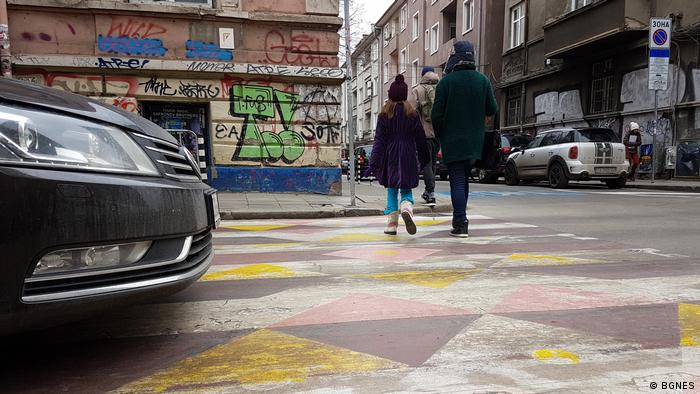 Шарена пешеходна пътека в София