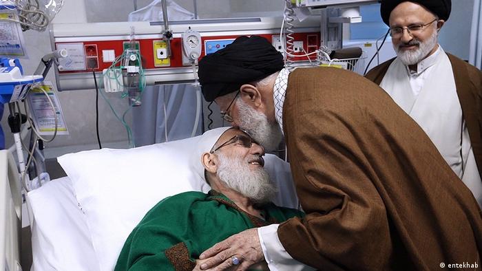 Iran - Mahmud Hashemi Shahrudi im Krankenhaus (entekhab)