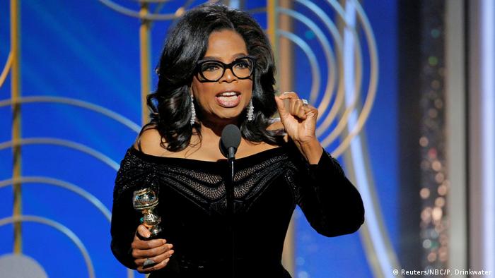 Golden Globes 2018 Oprah Winfrey Rede (Reuters/NBC/P. Drinkwater)