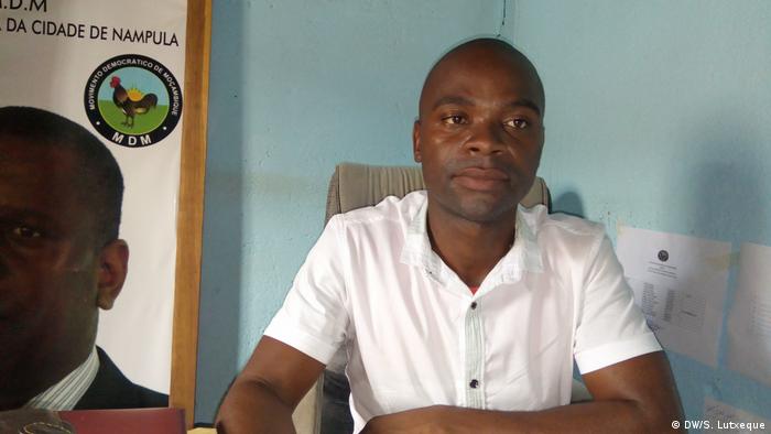 Mosambik Luciano Tarieque MDM-Delegierter in der Stadt Nampula (DW/S. Lutxeque)