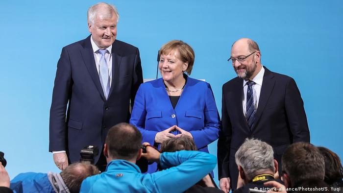 Deutschland Abschluss der Sondierungen von Union und SPD