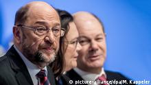 SPD-Bundesparteitag Schulz Nahles Scholz