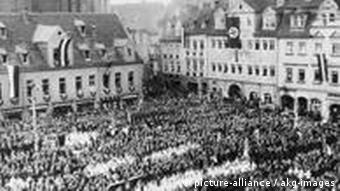 Первомайское шествие в городе Наумбурге