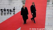 Berlin Sebastian Kurz, Österreich & Angela Merkel, Deutschland