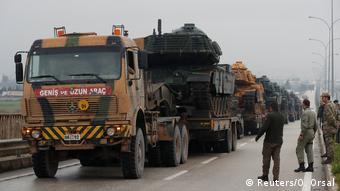 اعزام کاروان نظامی ارتش ترکیه به مرز سوریه