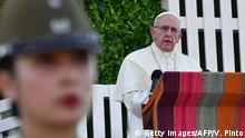 Chile Papst Franziskus prangert Ausbeutung von Migranten an 