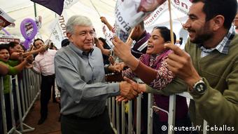 Mexiko Andres Manuel Lopez Obrador, Präsidentschaftskandidat (Reuters/Y. Ceballos)