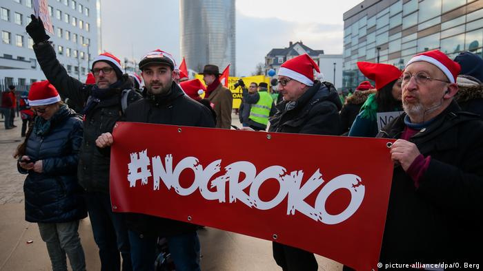 Bonn Außerordentlicher SPD-Parteitag Anti GroKo Protest