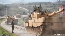 Türkei Grenze Syrien Militärkonvoi Operation Olivenzweig Leopard Panzer