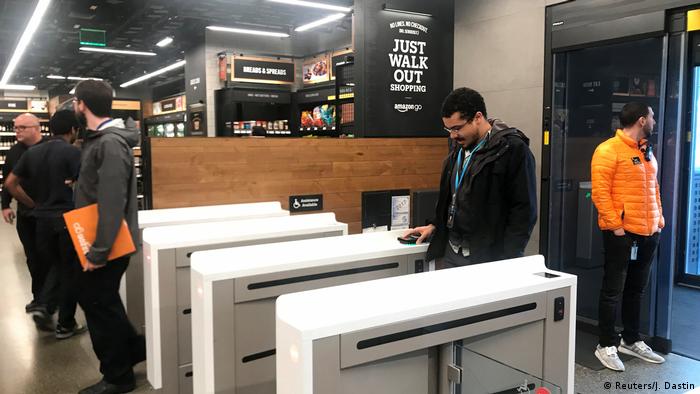 Seattle Eröffnung Amazon-Supermarkt ohne Kassen (Reuters/J. Dastin)