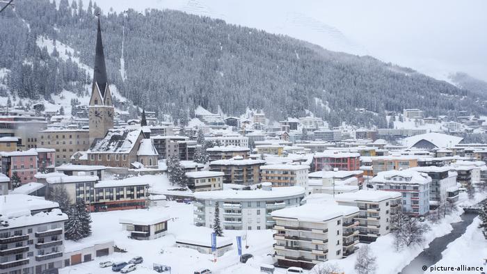 Schweiz, World Economic Forum in Davos (picture-alliance)