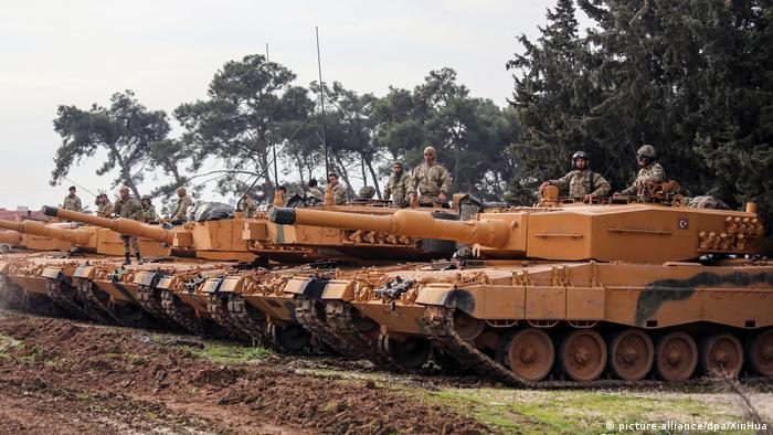 Leopard 2A4 tanks in Turkey