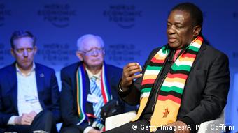 Davos WEF Emmerson Mnangagwa zu Wahlen Simbabwe 