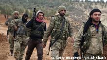 Syrien Von der Türkei unterstützende Syrischen Rebellen