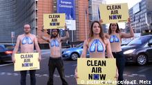 EU-Kommission Luftverschmutzung Demo Greenpeace