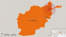 Karte Erdbeben Afghanistan 31. Januar 2018 DEU ENG