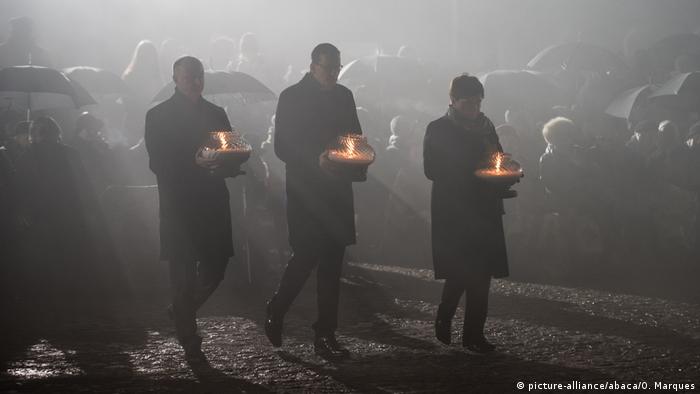 Възпоменание на жертвите от Аушвиц (Освиенцим) с участието на полския премиер Моравецки