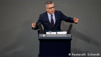 Bundestag Debatte Familiennachzug Thomas de Maiziere