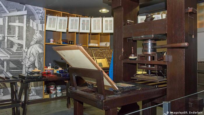 Rekonstruirana Gutenbergova tiskara u muzeju u Mainzu (Imago/epd/A. Enderlein)