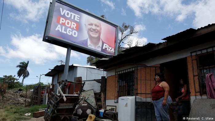 Costa Rica Wahlen | Wahlplakatt von PUSC (Reuters/J. C. Ulate)