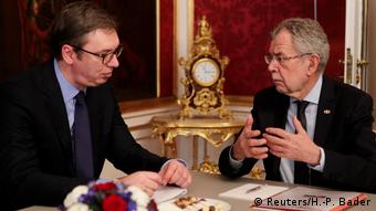 Aleksandar Vučić i Alexander Van der Bellen (Reuters/H.-P. Bader)
