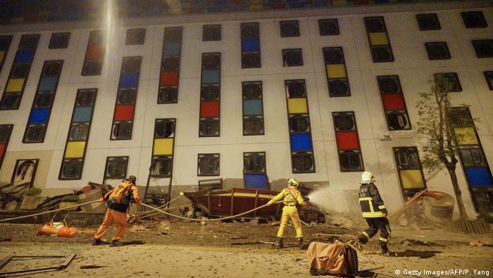 Taiwan Erdbeben Marshal-Hotel in Hualien