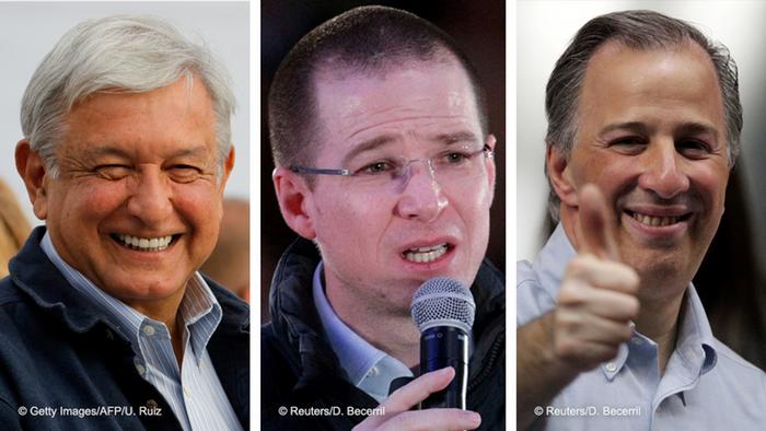 Kombo Mexiko Präsidentschaftskandidaten 