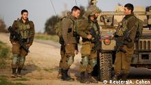 Israel Israelische Soldaten im Gazastreifen