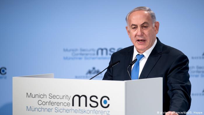 El primer ministro israelí, Benjamín Netanyahu, en Múnich en febrero de 2018.