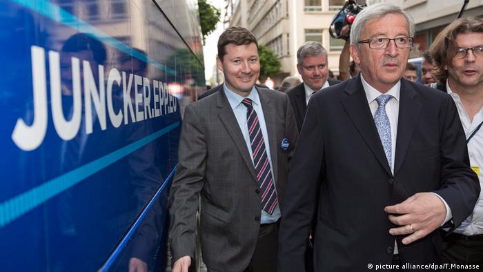 Martin Selmayr und Jean-Claude Juncker (picture alliance/dpa/T.Monasse)