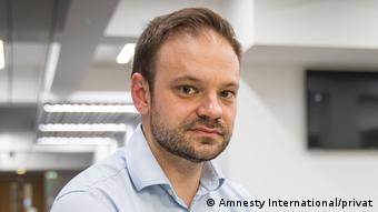 Sprecher von Amnesty International David Griffiths (Amnesty International/privat)
