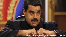 Venezuela - Nicolas Maduro bei PR in Caracas