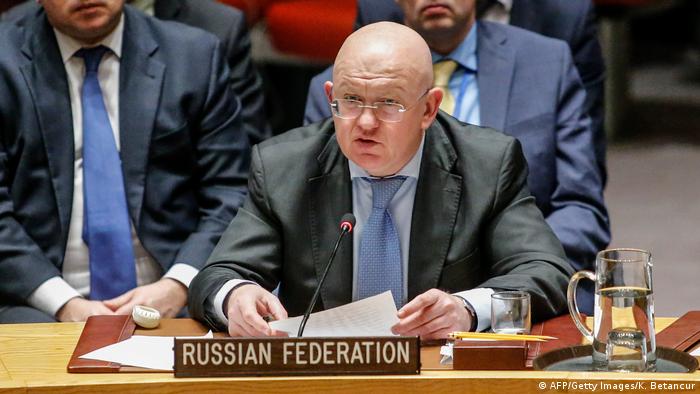 Russischer UN-Botschafter Vasily Nebenzya (AFP/Getty Images/K. Betancur)