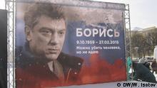 Nemtsov-Gedenkveranstaltungen in Sankt Petersburg